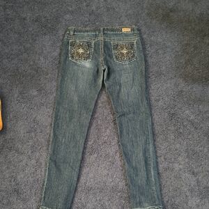 Rolling Rock Embroided Jeans